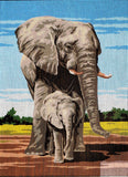 Elephants (16"x20") 40.137 by GobelinL