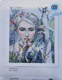 Counted Cross Stitch kit - Listening to the silence 10"x13" Gobelin M726