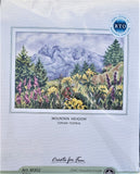 Counted Cross Stitch kit - Mountain meadow 15"x11" Gobelin M302