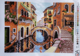 On street of Venice. (15"x19") PA0527 by Collection D'Art