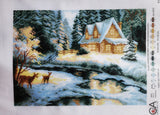 Taiga house. (15"x19") PA0643 by Collection D'Art