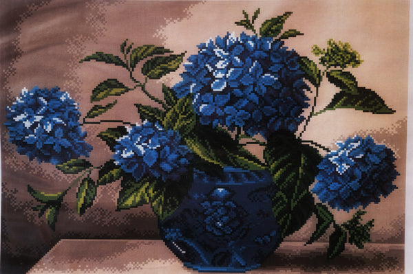 Hydrangea in vase . (15"x19") PA1405 by Collection D'Art