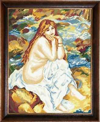 Seated Nude by Pierre-Auguste Renoir. (16"x20") P-27 by Charivnytsya