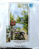 Counted Cross Stitch kit - Summerhouse by the water 9"x19" Gobelin M233