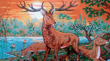 Deers. (32"x52") A985 GobelinL