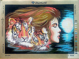 Lady and tigers. (24"x32") C956 by GobelinL