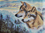 Wolves couple. (24"x32") 12999 by Collection D'Art