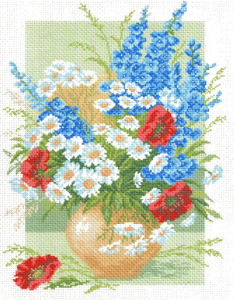 Flowers. (15"x19") 679 by Matrenin Posad