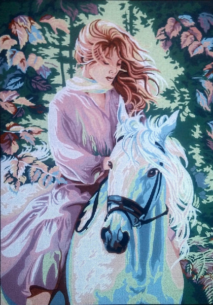Young lady on horse. (24"x32") C939 by GobelinL